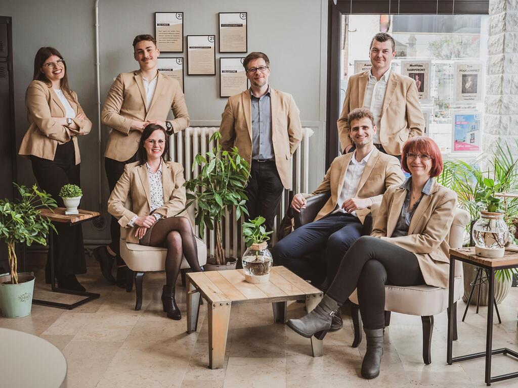 l'équipe de l'agence Terre du Nord